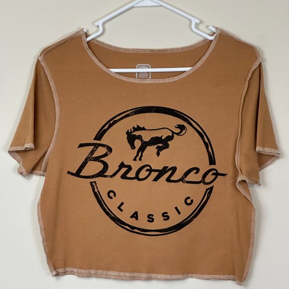 NWOT Ford Bronco Classic Cropped T-Shirt Women's Size XL - Picture 8 of 8